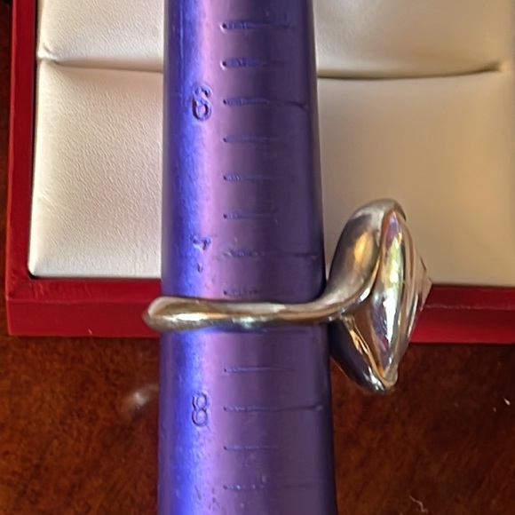 Ring Baccarat Flures De Psydelic crystal ring sterling silver size 7.5 - Picture 4 of 7